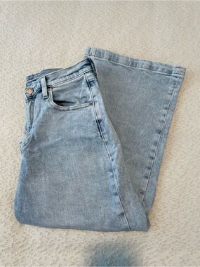 Gap High-Rise Stride Wide Leg Ankle Length Petite Fit Jeans